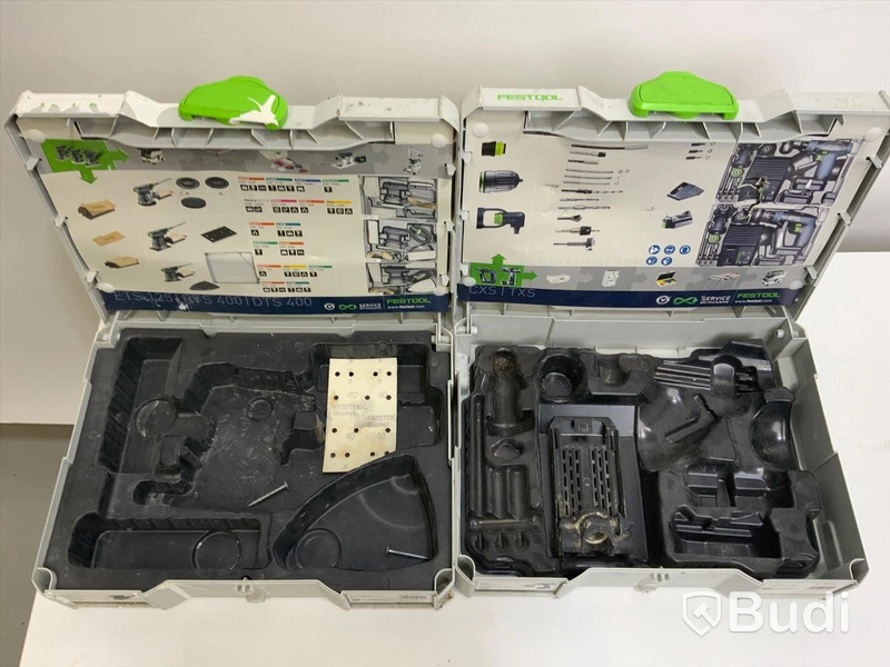 FESTOOL 2 st tomma maskinåldern