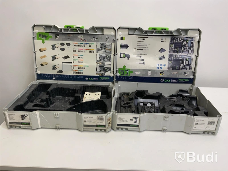 FESTOOL 2 st tomma maskinåldern