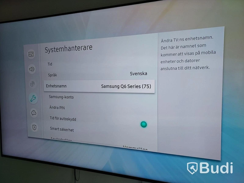 Stort konferensrum bord, stolar, Samsung m.m.