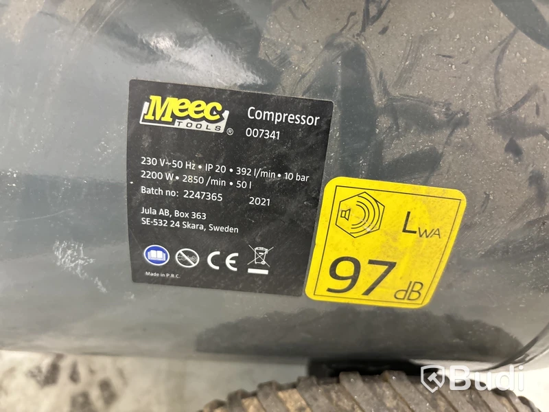 Kompressor 50liters Meec Tools