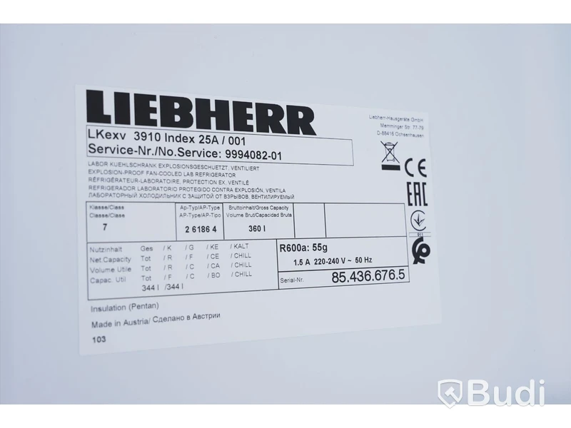 Kylskåp - Liebherr MediLine LKexv 3910