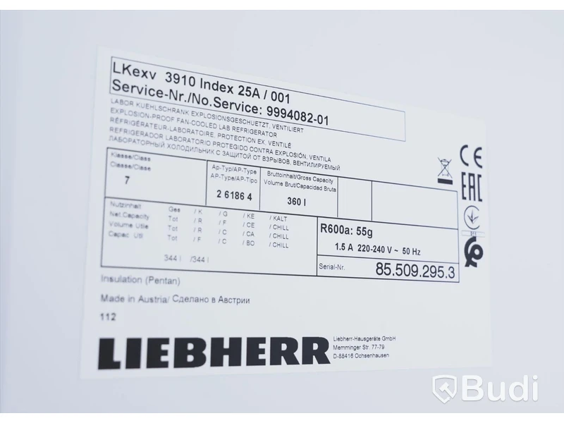 Kylskåp - Liebherr MediLine LKexv 3910