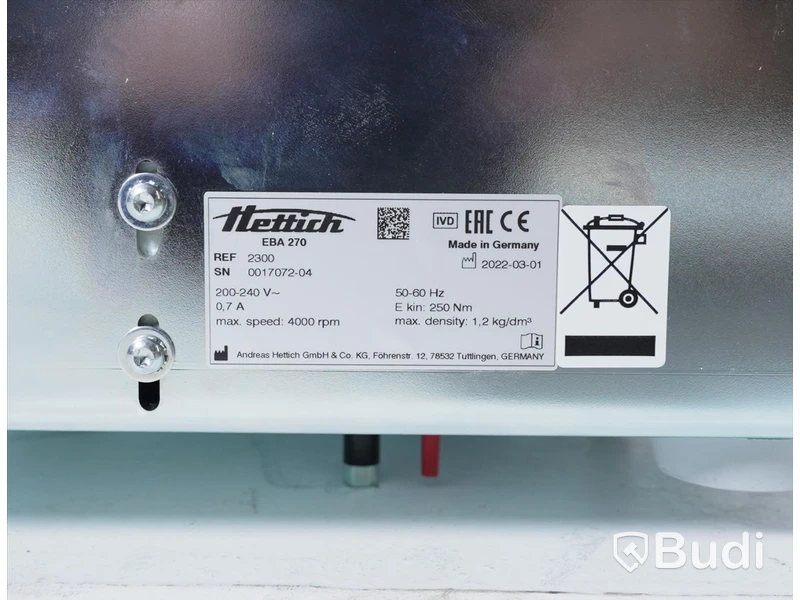 Centrifug - Hettich EBA 270
