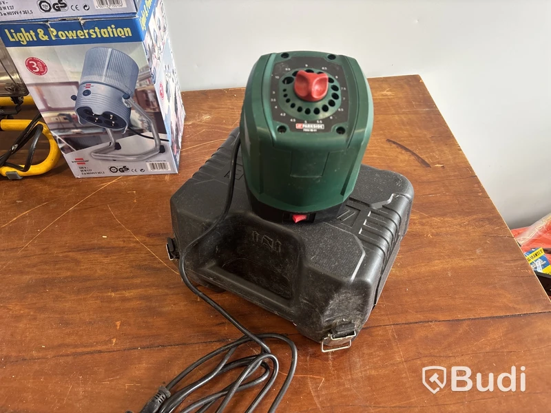 Verktyg, motorsågkedjeslip, belysning med mera