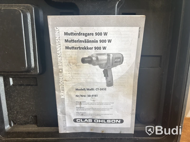 Mutterdragare och domkraft