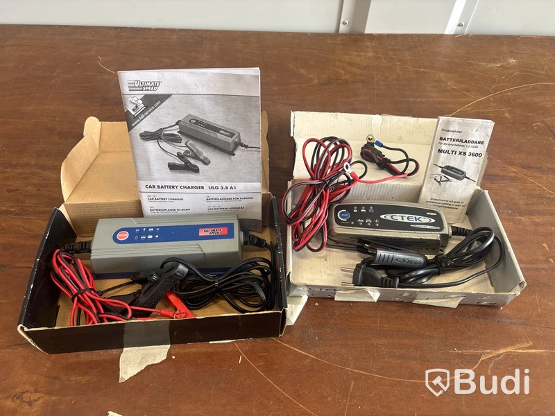 Batteriladdare 2 styck CTEK + Ultimate Speed 6/12 volt