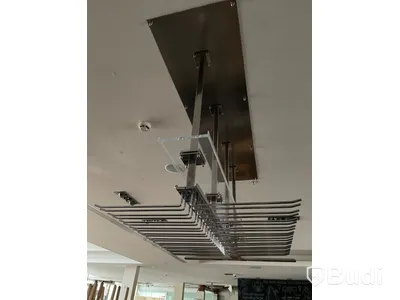 Takhängda glasspjut