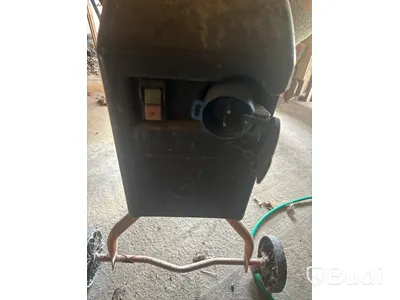 Cementblandare Limex 125L, skottkärra, vattenslang.