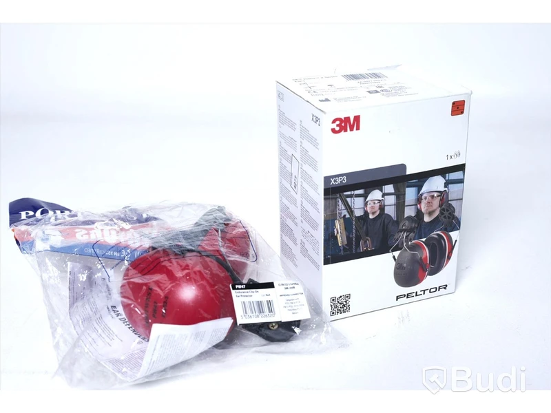 2 st Hörselkåpor - hjälmfäste. Nya - obruten förpackning.