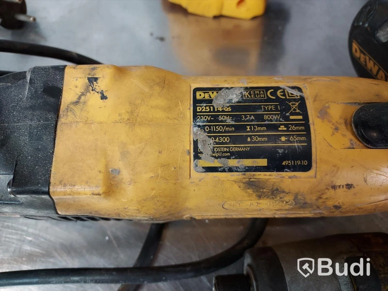 Borrhammare Dewalt, batteridrivna elhandverktyg