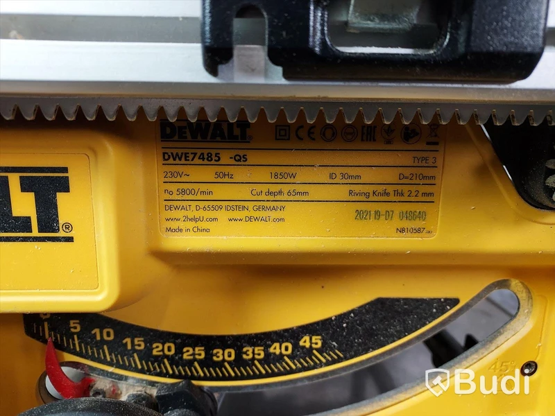 Bordssåg Dewalt DWE7485-QS