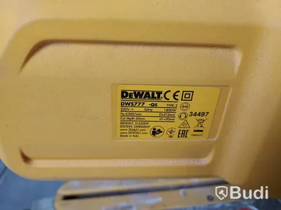 Kap- & gersåg Dewalt DWS777-QS inkl. stativ och fästen