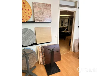 Bordstativ samt 6 st. Bordskivor