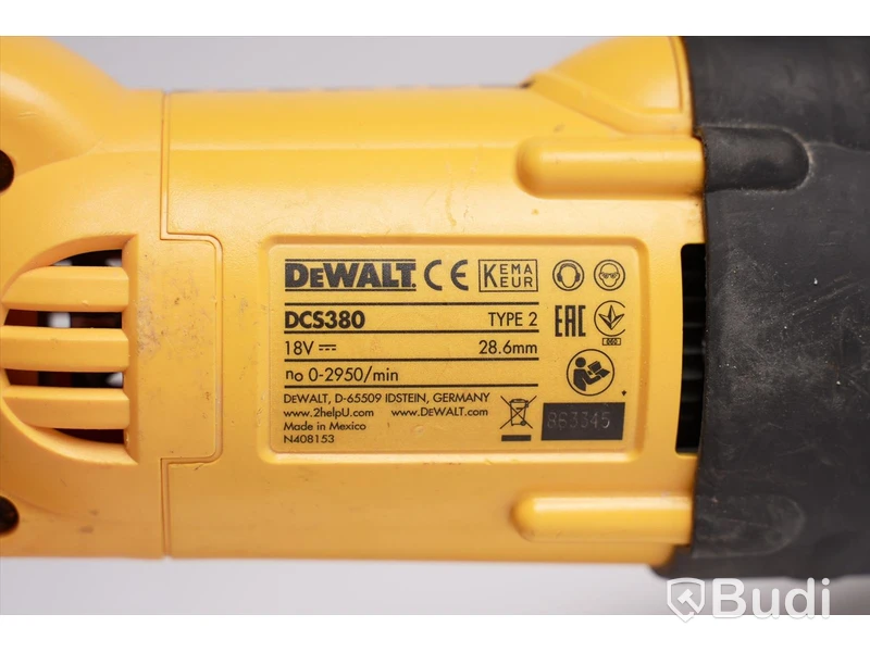 Tigersåg ink 2st 18V batterier och laddare. Dewalt DCS380