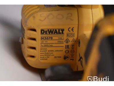 Cirkelsåg ink 2 st 18V batterier och laddare. Dewalt DCS570