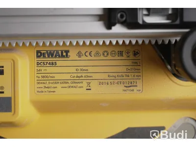 Bordscirkelsåg. Dewalt DCS7485