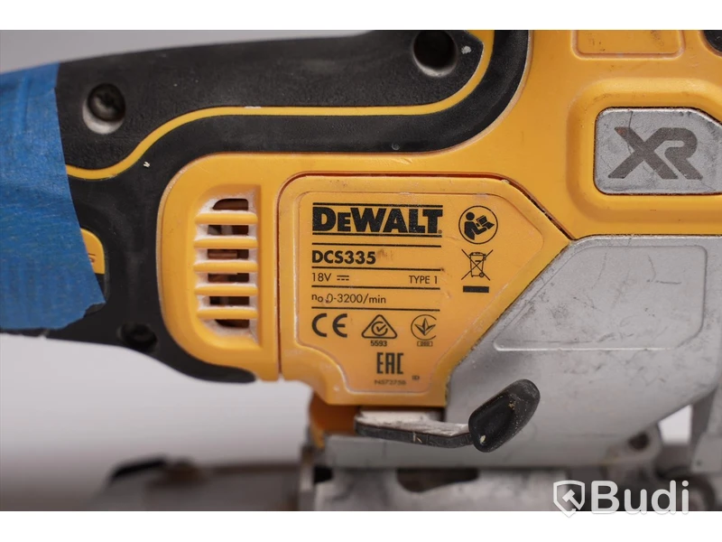 Sticksåg ink 18V batteri. Dewalt DCS335