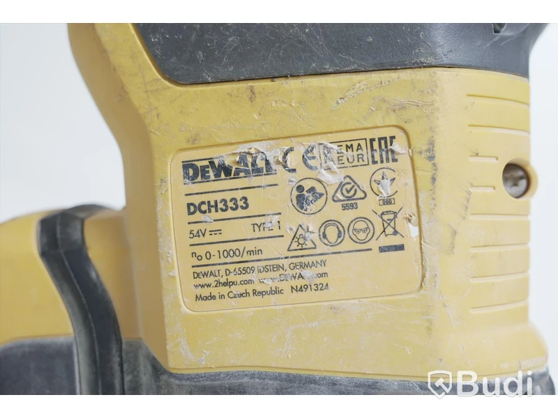 Borrhammare - Dewalt DCH333 (Batteri samt laddare ingår ej)