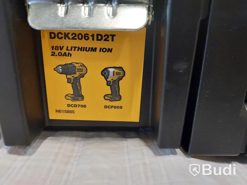 Dewalt kit m 2st skruvdragare 18volt  samt case