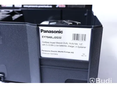 Panasonic Mutterdragare Dual 13,4V/18V, 1/2” . NY. Nypris ca 3241 kr.