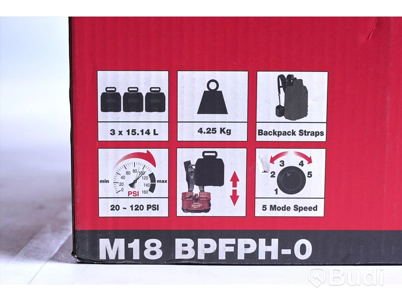 Sprayaggregat - Milwaukee M18 BPFPH-0. Nypris ca 3000 kr. Ny, Obruten förpackning.