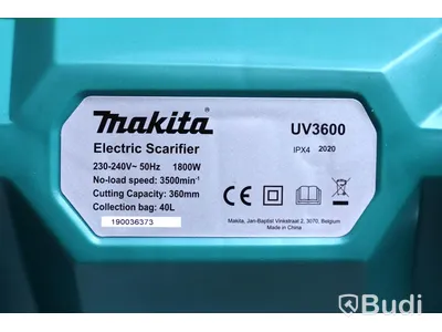 Vertikalskärare - Makita Electric Scarifier UV3600. Nypris ca 3000 kr. Ny.
