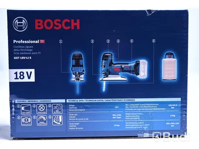Sticksåg - Bosch Professional GST 18V-LI S. Nypris ca 2500 kr. Ny, Obruten förpackning.