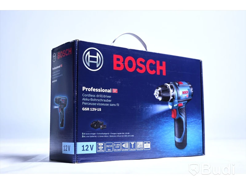 Sladdlös borrskruvdragare - Bosch Professional GSR 12V-15. Nypris ca 1500 kr. Ny, Obruten förpackning.