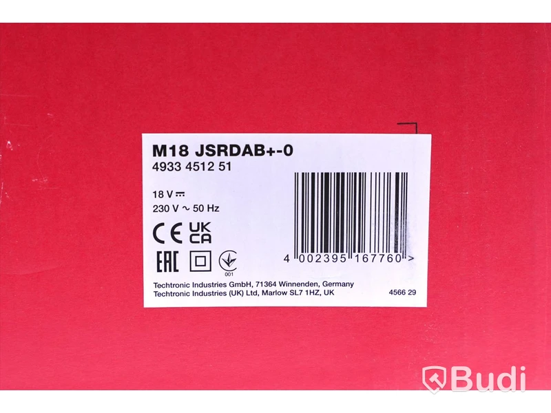 Arbetsradio - Milwaukee M18 JSRDAB+-0. Nypris ca 2000 kr. Ny.