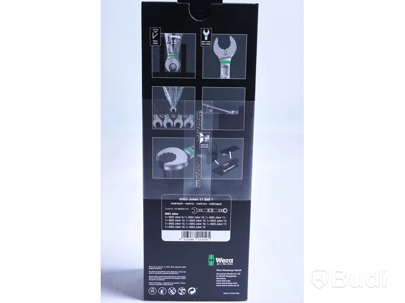 Spärrnyckelset - Wera 6003 Joker 11 set 1. Nypris ca 2000 kr. Ny, Obruten förpackning.