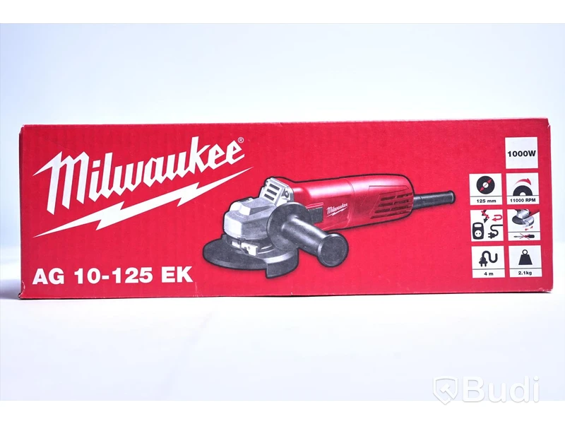 Vinkelslip - Milwaukee AG 10-125 EK. Nypris ca 1000 kr. Ny, Obruten förpackning.