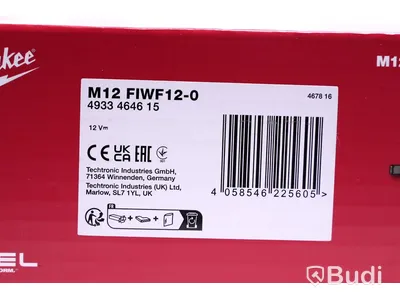 Mutterdragare - Milwaukee M12 FIWF12-0. Nypris ca 6000 kr. Ny.
