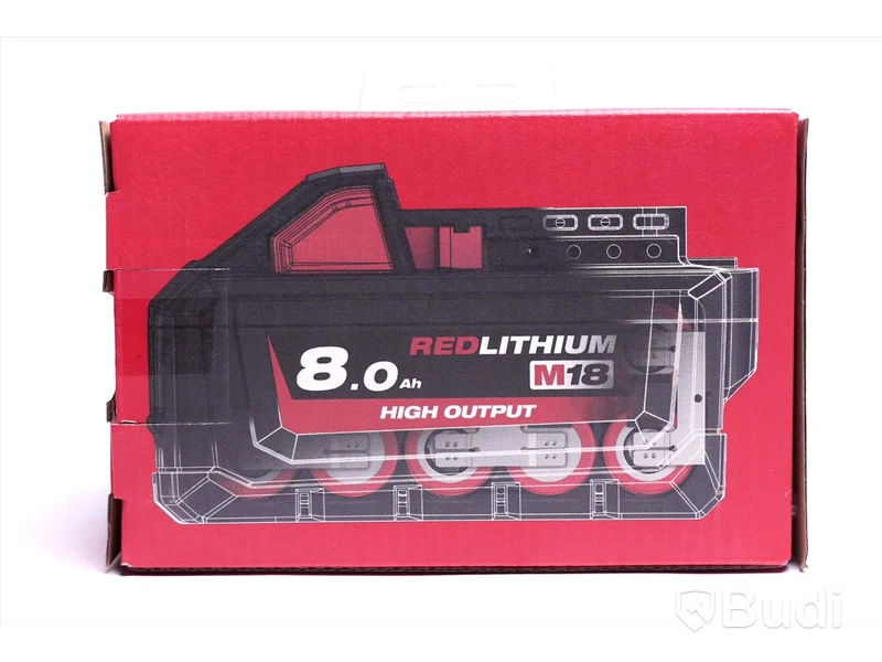 Batteripaket - Milwaukee M18 & M12. Nypris ca 4400 kr. Ny.