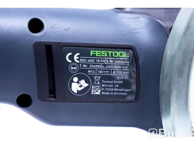 Slip- och polermaskin - Festool DSC-AGC 18-125 FH Li 5,2 EBI-Plus. Nypris ca 7000 kr. Ny.