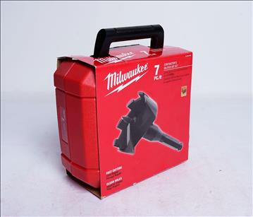 Borrsats - Milwaukee Contractors Selfeed Bit Set, 49220130, 7-delar. Nypris ca 3000 kr. Ny, Obruten förpackning.