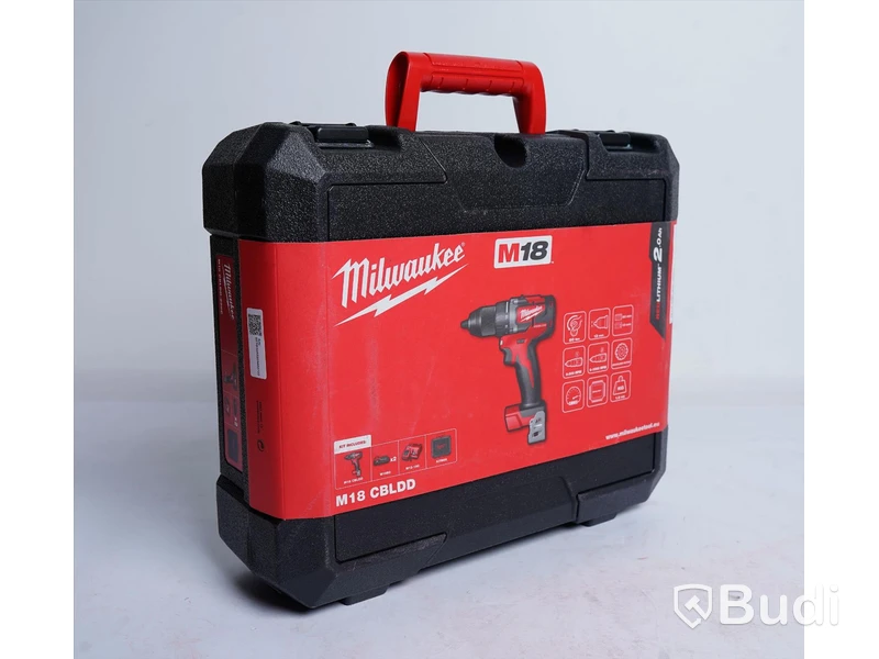 Skruvdragare - Milwaukee M18 CBLDD-202c. Nypris ca 2.500 kr. Ny, Obruten förpackning.
