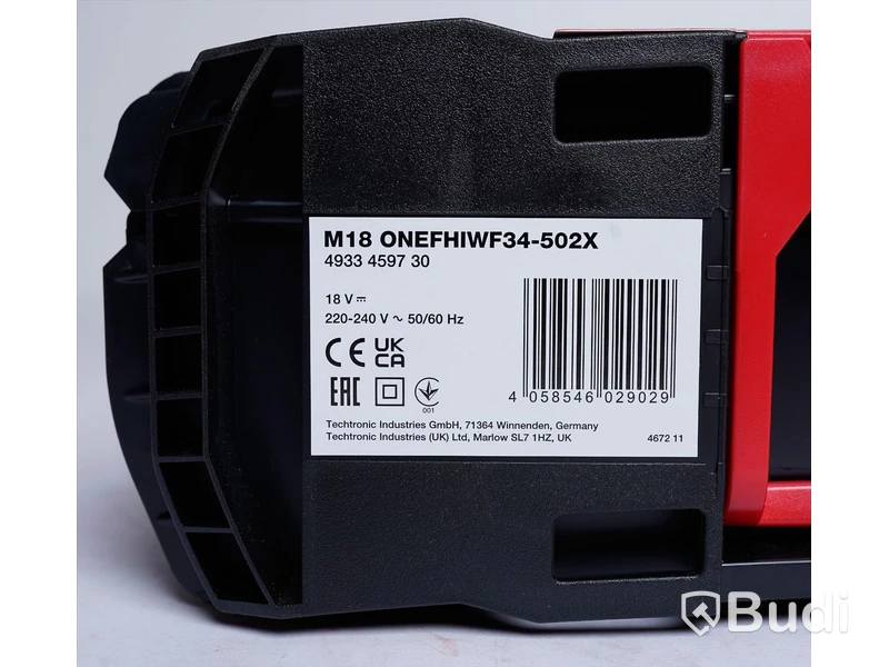 Mutterdragare - Milwaukee M18 ONEFHIWF34. Nypris ca 7.000 kr. Ny, Obruten förpackning.