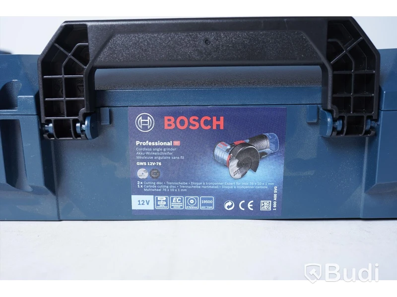 Vinkelslip Bosch GWS 12V-76 utan batteri och laddare, Nypris ca 1500kr. NY