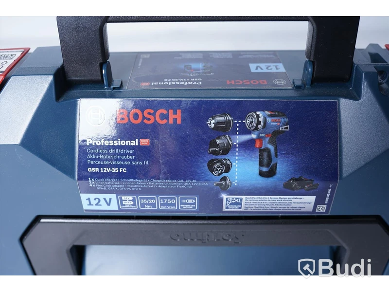 Borrskruvdragare Bosch GSR 12V-35 FC inklusive batteri och laddare, Nypris ca 3499kr. NY