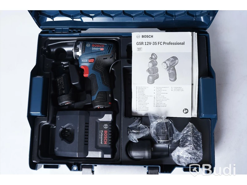 Borrskruvdragare Bosch GSR 12V-35 FC inklusive batteri och laddare, Nypris ca 3499kr. NY