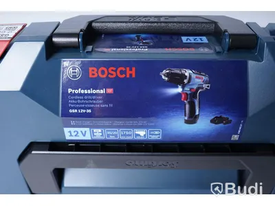 Borrskruvdragare Bosch GSR 12V-35 inklusive batteri och laddare, Nypris ca 2800kr. NY