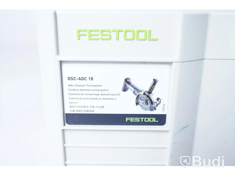 Diamantkap Festool DSC-AGC 18 FH, Nypris ca 3999kr, NY
