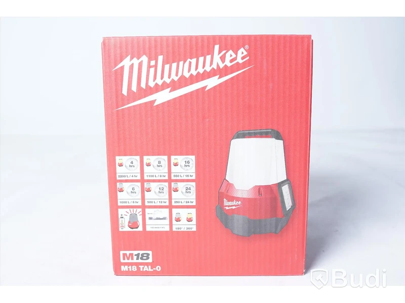 Belysning Milwaukee M18 TAL-0 utan batteri och laddare, Nypris ca 2000kr. Ny, Obruten förpackning.
