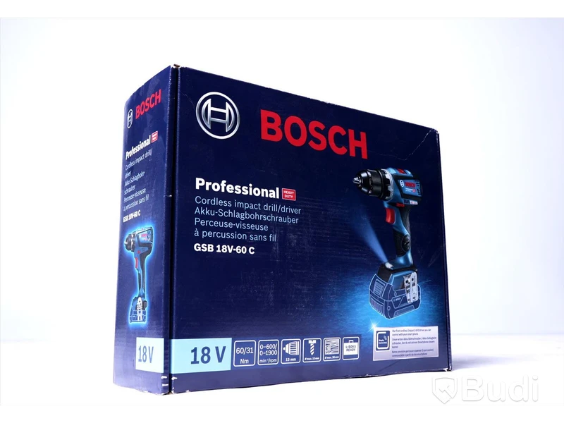 Slagborrmaskin - Bosch Professional GSB 18V-60 C. Nypris ca 2500 kr. Ny.