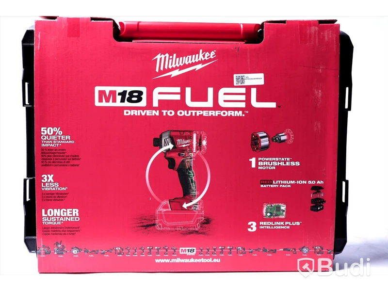 Slagskruvdragare Milwaukee M18 FQID-0X utan batteri och laddare, Nypris ca 3500kr. Ny, Obruten förpackning.