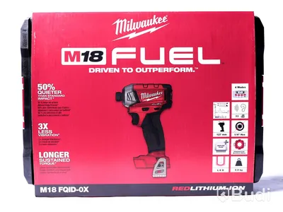 Slagskruvdragare Milwaukee M18 FQID-0X utan batteri och laddare, Nypris ca 3500kr. Ny, Obruten förpackning.