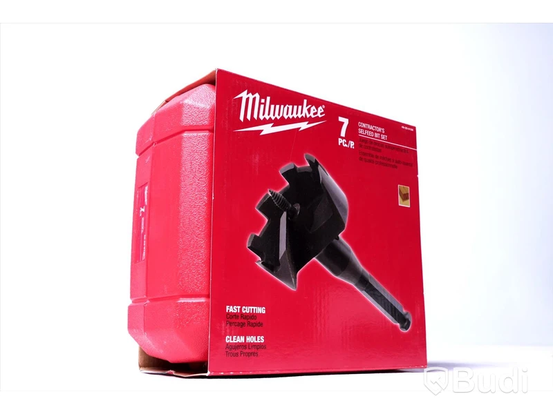 Självmatande borrsats - Milwaukee Contractors Selfeed Bit Set. Nypris ca 1000 kr. Ny, Obruten förpackning.