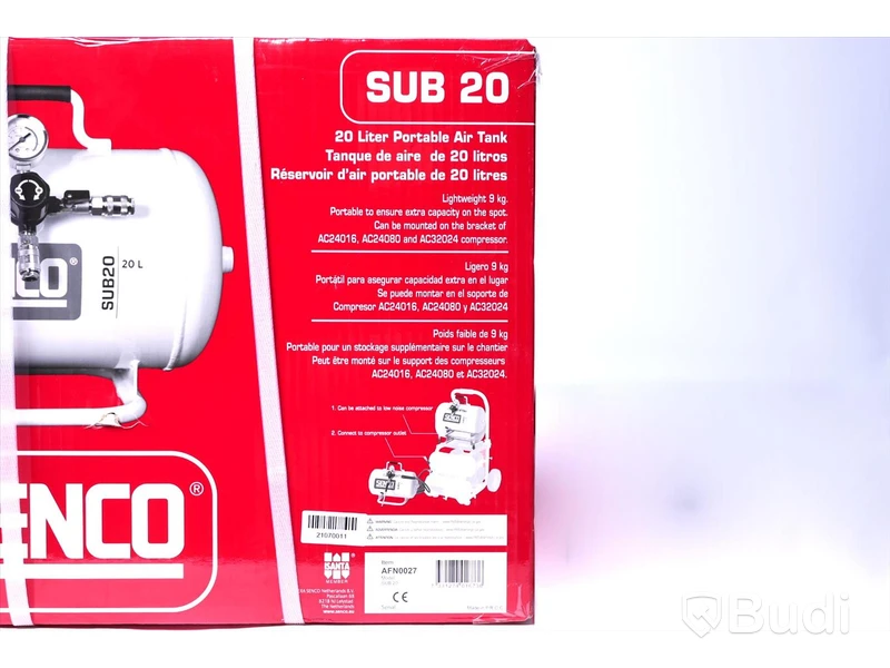 Lufttank - Senco SUB20 AFN0027. Nypris ca 1500 kr. Ny, Obruten förpackning.