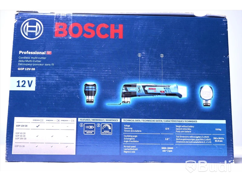 Multiverktyg - BOSCH Professional GOP 12V-28. Nypris ca 1500 kr. Ny, Obruten förpackning.