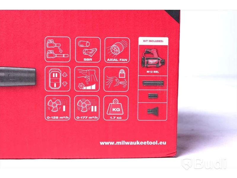 Lövblås - Milwaukee M12 BBL. Nypris ca 1500 kr. Ny, Obruten förpackning.